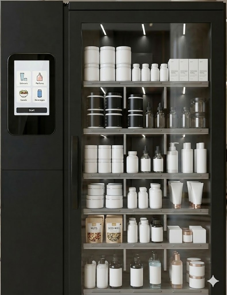 Innovation Lab branded smart fridge with RFID technology